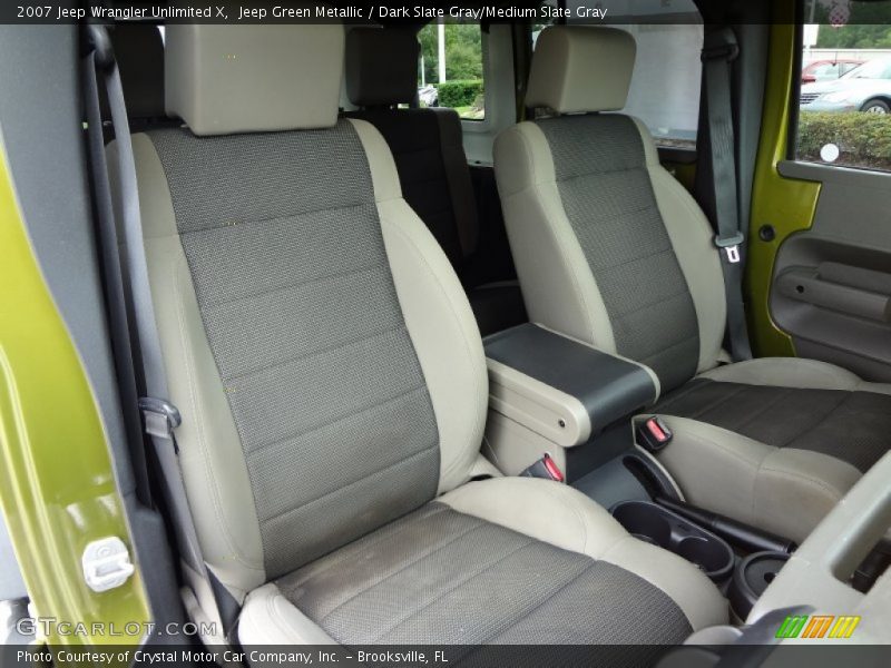 Jeep Green Metallic / Dark Slate Gray/Medium Slate Gray 2007 Jeep Wrangler Unlimited X