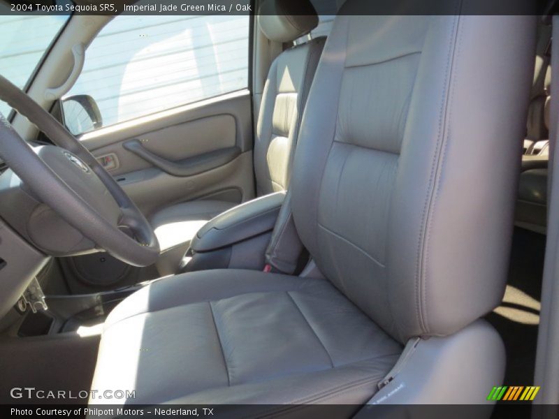 Imperial Jade Green Mica / Oak 2004 Toyota Sequoia SR5