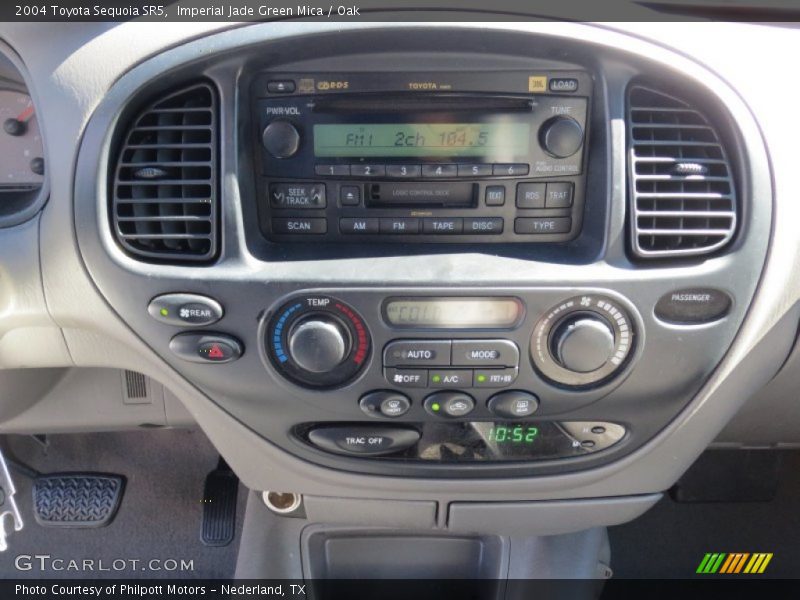 Imperial Jade Green Mica / Oak 2004 Toyota Sequoia SR5