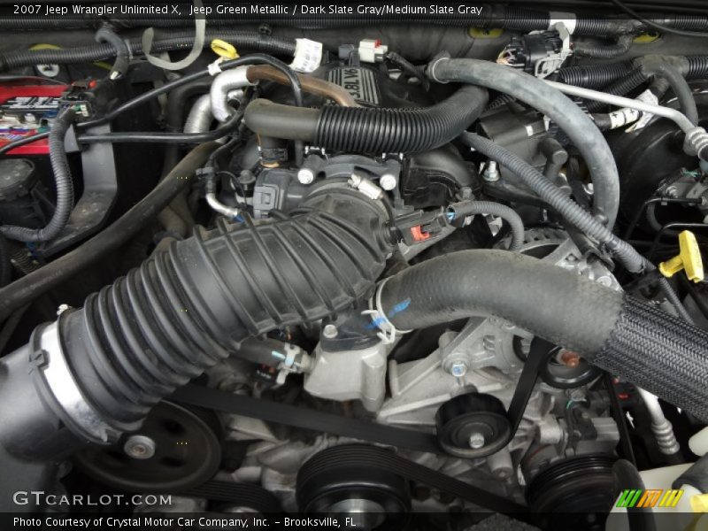 Jeep Green Metallic / Dark Slate Gray/Medium Slate Gray 2007 Jeep Wrangler Unlimited X