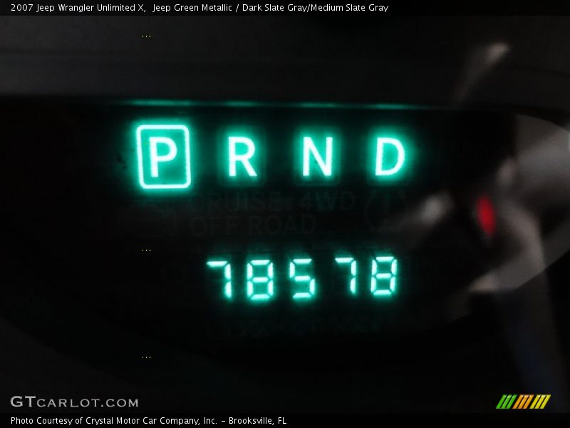 Jeep Green Metallic / Dark Slate Gray/Medium Slate Gray 2007 Jeep Wrangler Unlimited X