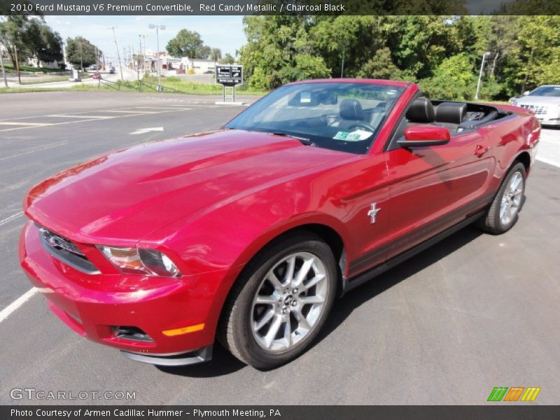 Front 3/4 View of 2010 Mustang V6 Premium Convertible
