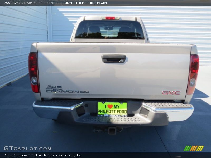 Silver Birch Metallic / Pewter 2004 GMC Canyon SLE Extended Cab