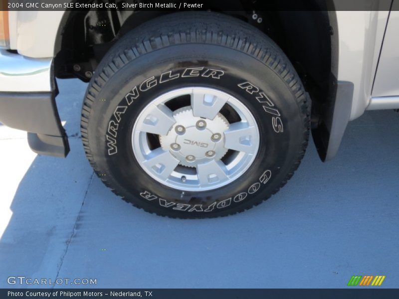 Silver Birch Metallic / Pewter 2004 GMC Canyon SLE Extended Cab