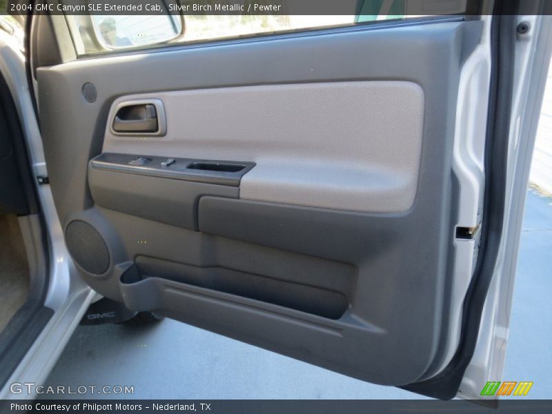 Silver Birch Metallic / Pewter 2004 GMC Canyon SLE Extended Cab