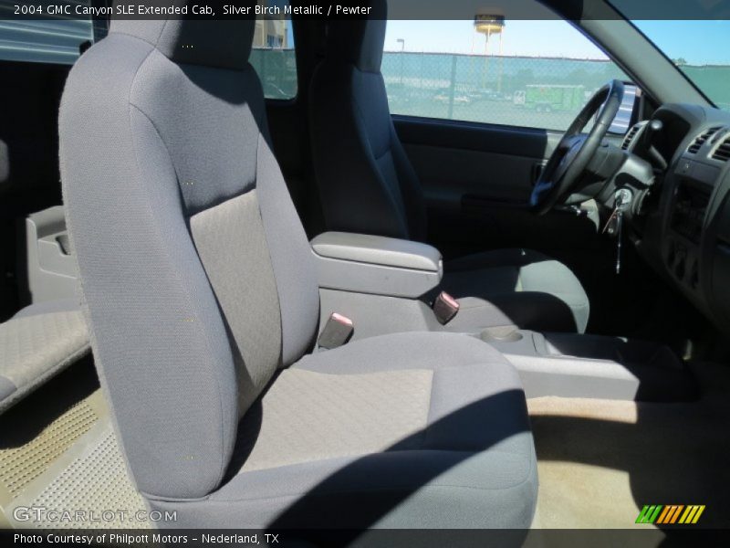 Silver Birch Metallic / Pewter 2004 GMC Canyon SLE Extended Cab