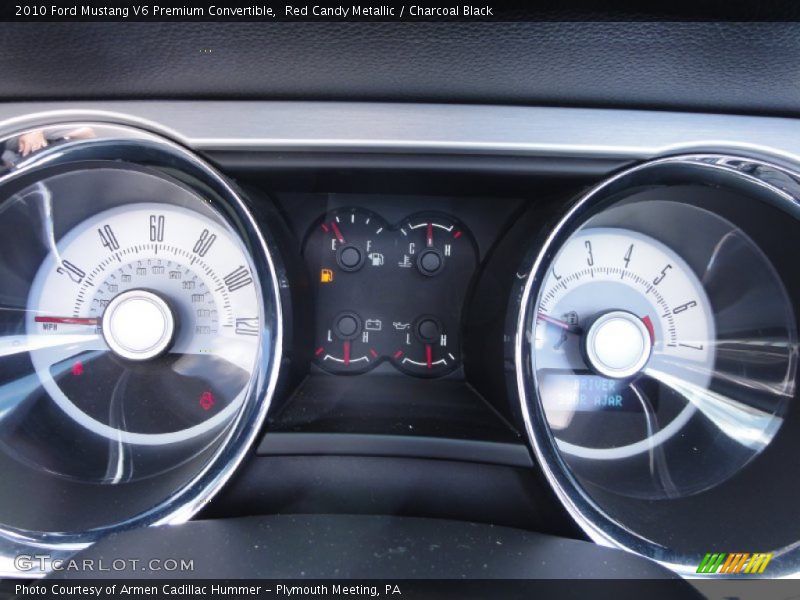  2010 Mustang V6 Premium Convertible V6 Premium Convertible Gauges