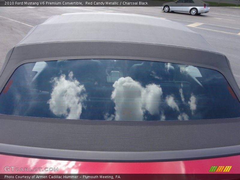 Red Candy Metallic / Charcoal Black 2010 Ford Mustang V6 Premium Convertible