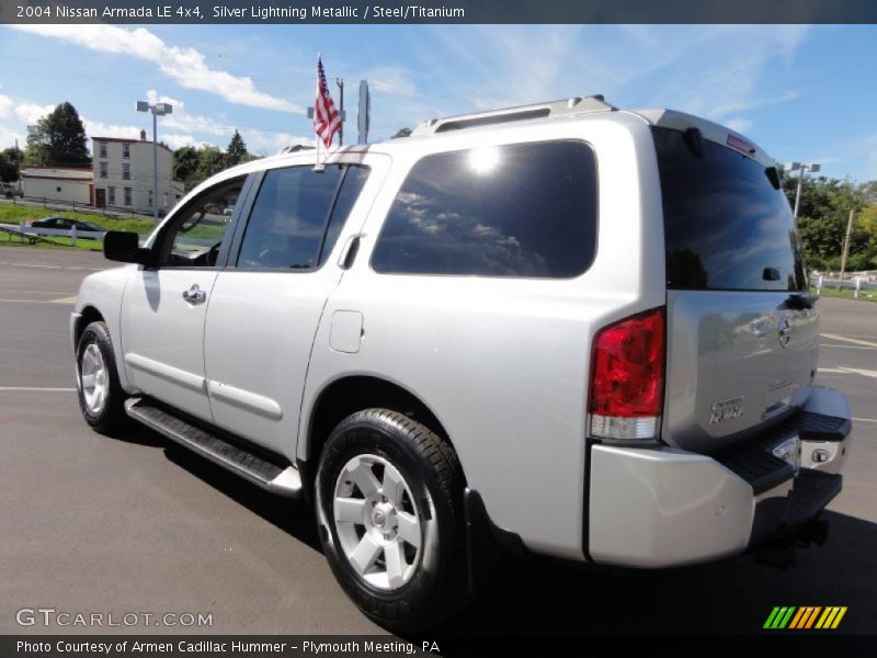 Silver Lightning Metallic / Steel/Titanium 2004 Nissan Armada LE 4x4