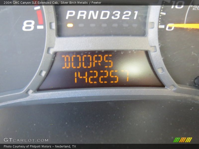 Silver Birch Metallic / Pewter 2004 GMC Canyon SLE Extended Cab