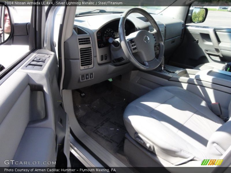 Silver Lightning Metallic / Steel/Titanium 2004 Nissan Armada LE 4x4
