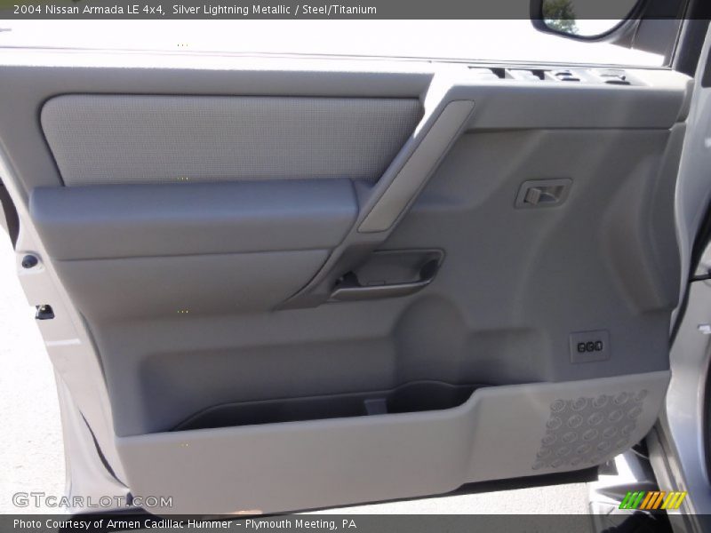 Silver Lightning Metallic / Steel/Titanium 2004 Nissan Armada LE 4x4