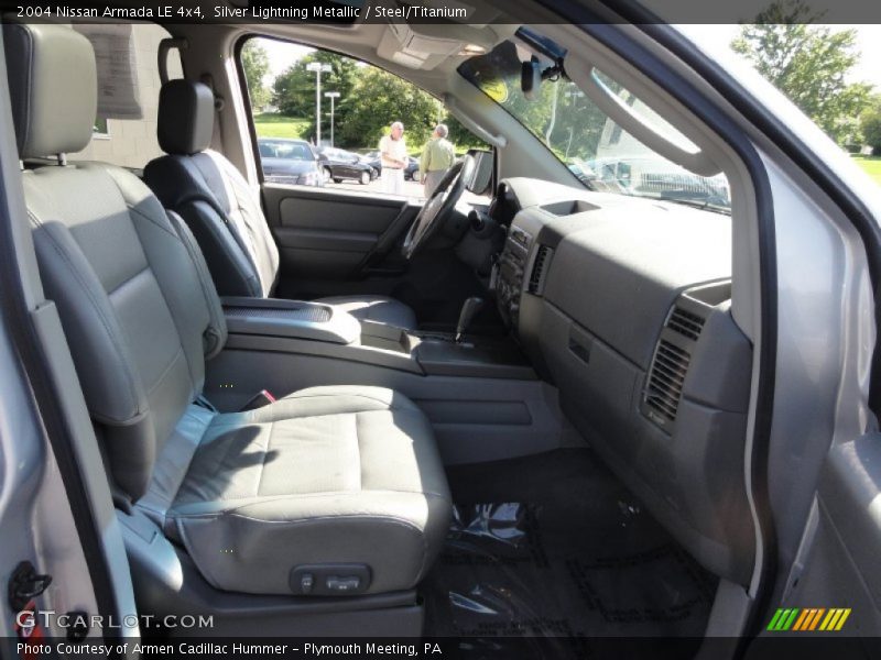 Silver Lightning Metallic / Steel/Titanium 2004 Nissan Armada LE 4x4
