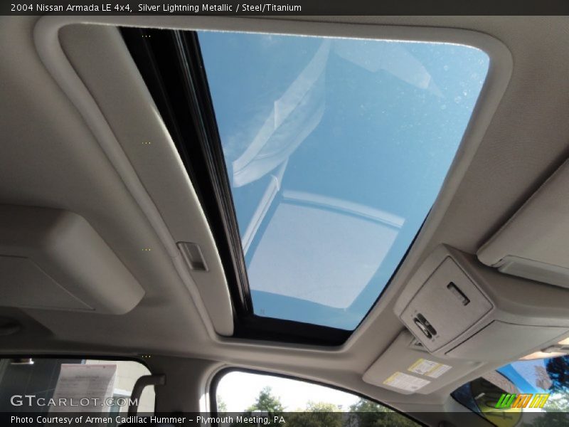 Silver Lightning Metallic / Steel/Titanium 2004 Nissan Armada LE 4x4