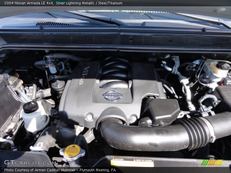 Silver Lightning Metallic / Steel/Titanium 2004 Nissan Armada LE 4x4