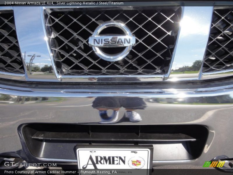 Silver Lightning Metallic / Steel/Titanium 2004 Nissan Armada LE 4x4