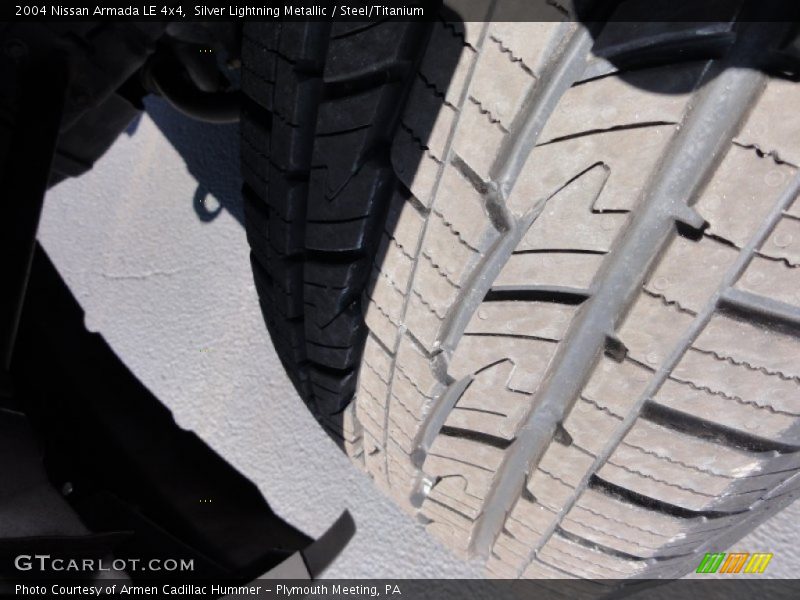 Silver Lightning Metallic / Steel/Titanium 2004 Nissan Armada LE 4x4