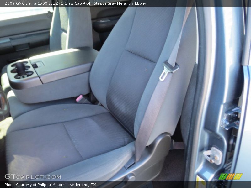 Stealth Gray Metallic / Ebony 2009 GMC Sierra 1500 SLE Z71 Crew Cab 4x4