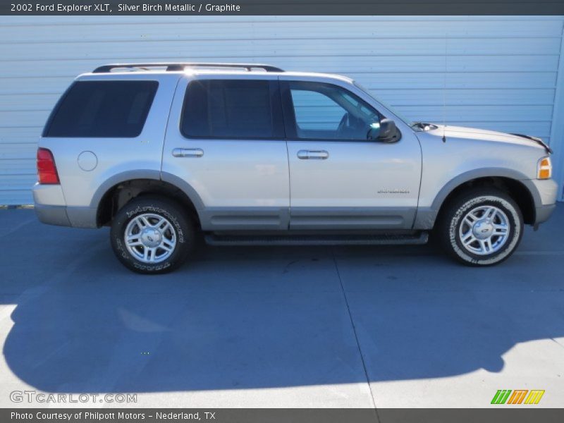 Silver Birch Metallic / Graphite 2002 Ford Explorer XLT