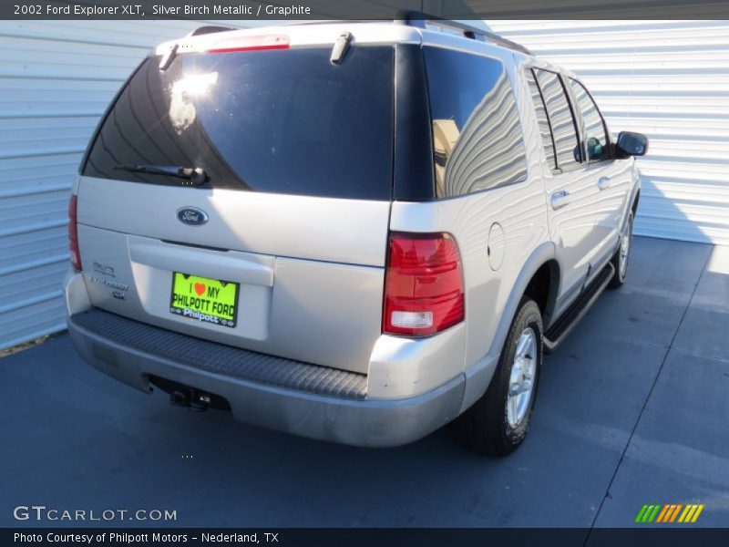 Silver Birch Metallic / Graphite 2002 Ford Explorer XLT