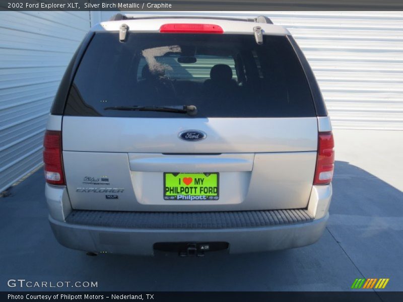 Silver Birch Metallic / Graphite 2002 Ford Explorer XLT