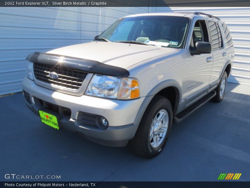 Silver Birch Metallic / Graphite 2002 Ford Explorer XLT
