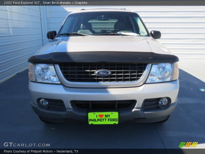 Silver Birch Metallic / Graphite 2002 Ford Explorer XLT