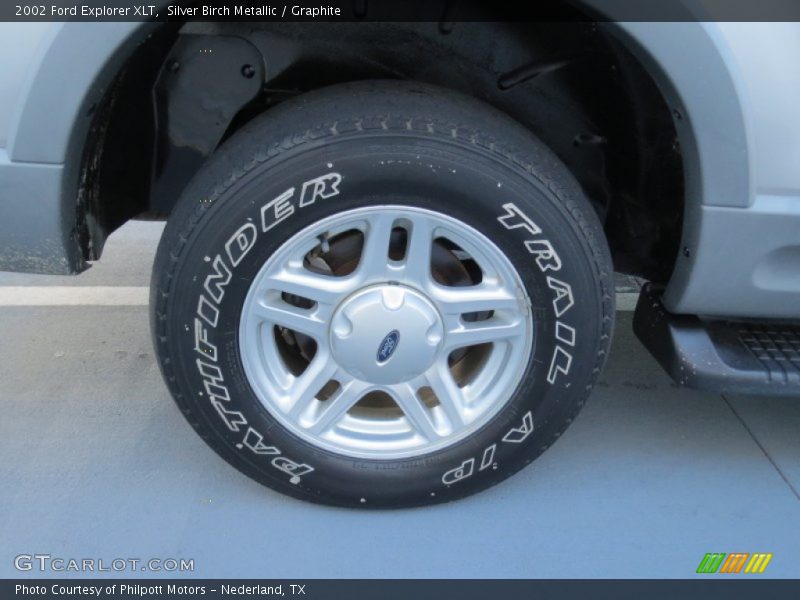 Silver Birch Metallic / Graphite 2002 Ford Explorer XLT
