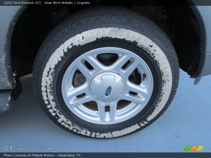 Silver Birch Metallic / Graphite 2002 Ford Explorer XLT