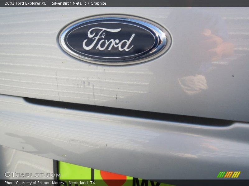 Silver Birch Metallic / Graphite 2002 Ford Explorer XLT