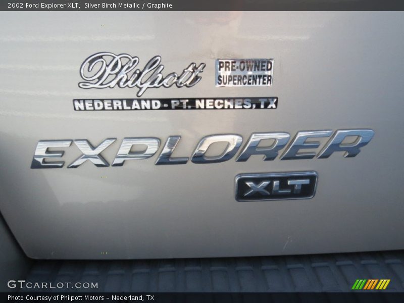 Silver Birch Metallic / Graphite 2002 Ford Explorer XLT