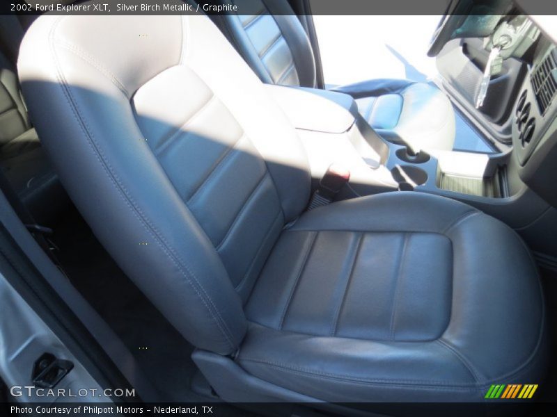 Silver Birch Metallic / Graphite 2002 Ford Explorer XLT