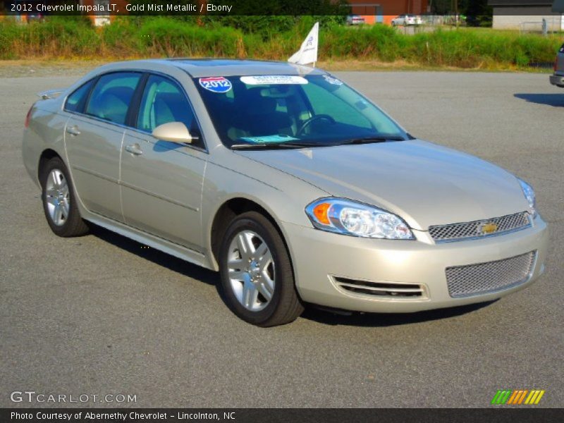 Gold Mist Metallic / Ebony 2012 Chevrolet Impala LT