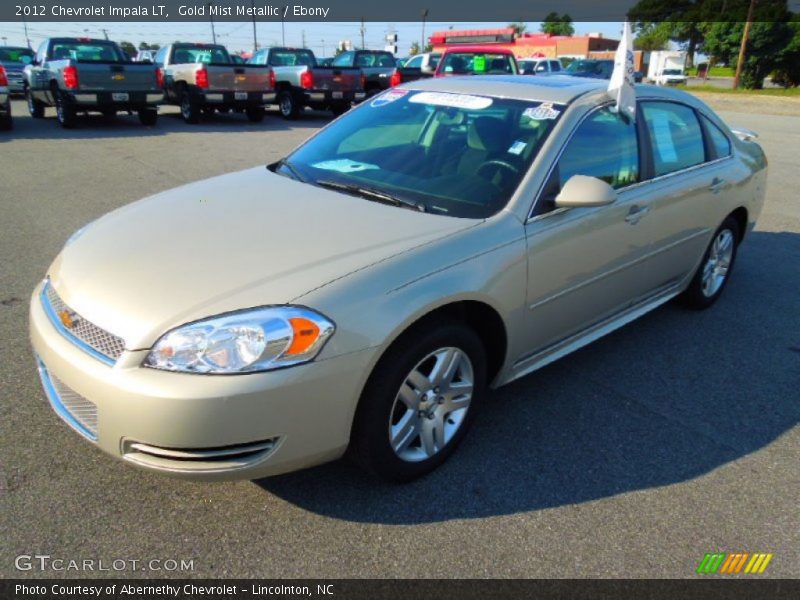 Gold Mist Metallic / Ebony 2012 Chevrolet Impala LT