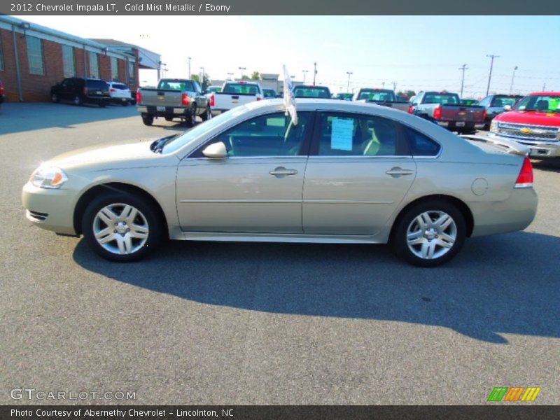 Gold Mist Metallic / Ebony 2012 Chevrolet Impala LT