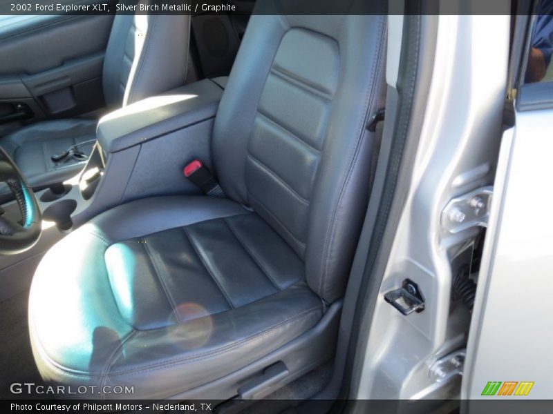 Silver Birch Metallic / Graphite 2002 Ford Explorer XLT