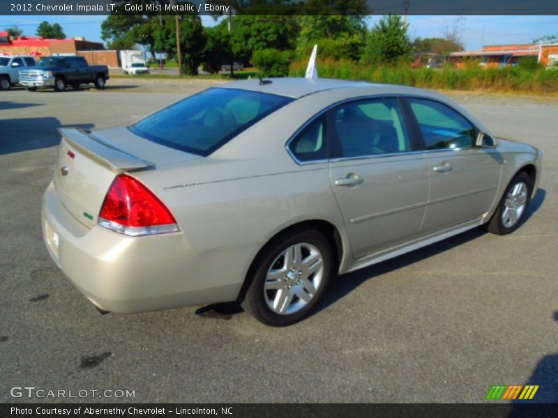 Gold Mist Metallic / Ebony 2012 Chevrolet Impala LT