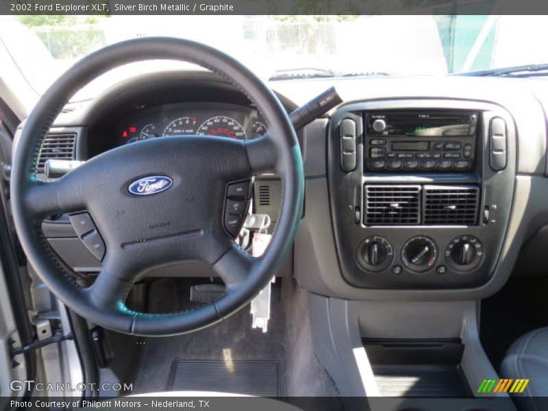 Silver Birch Metallic / Graphite 2002 Ford Explorer XLT