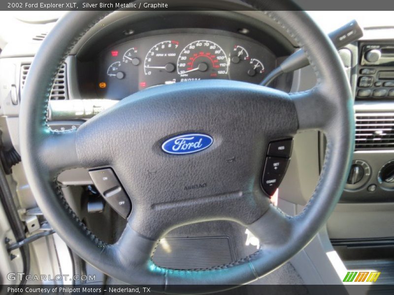 Silver Birch Metallic / Graphite 2002 Ford Explorer XLT