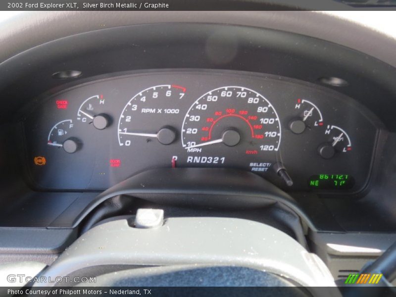 Silver Birch Metallic / Graphite 2002 Ford Explorer XLT