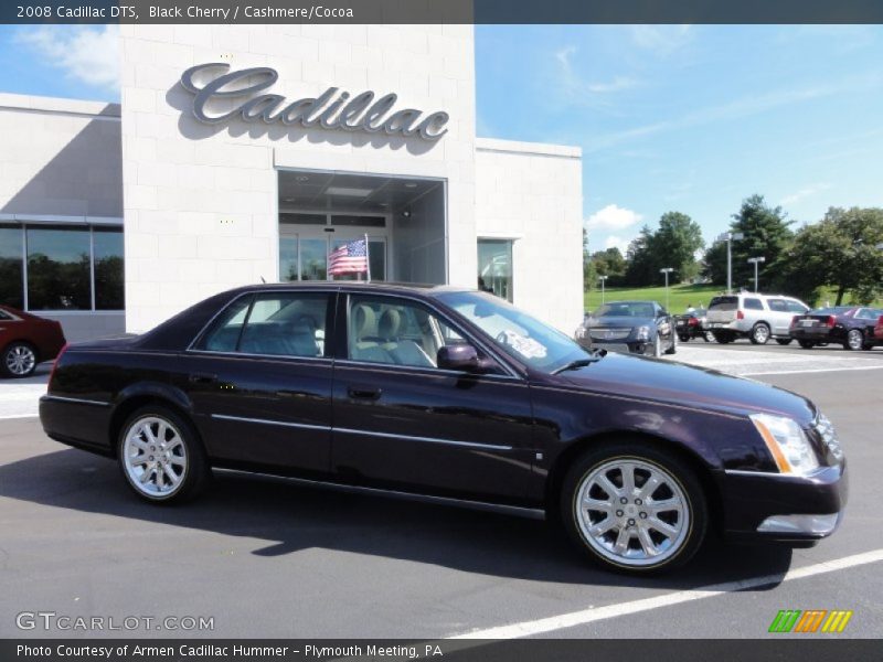 Black Cherry / Cashmere/Cocoa 2008 Cadillac DTS