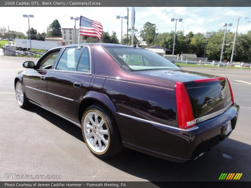 Black Cherry / Cashmere/Cocoa 2008 Cadillac DTS