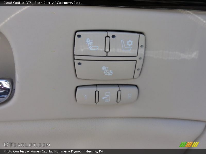 Black Cherry / Cashmere/Cocoa 2008 Cadillac DTS