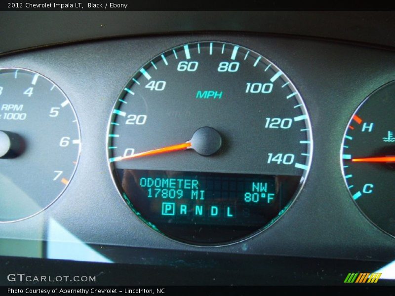 Black / Ebony 2012 Chevrolet Impala LT