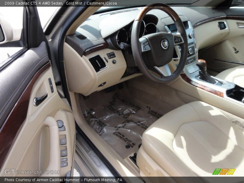 Gold Mist / Cashmere/Cocoa 2009 Cadillac CTS 4 AWD Sedan