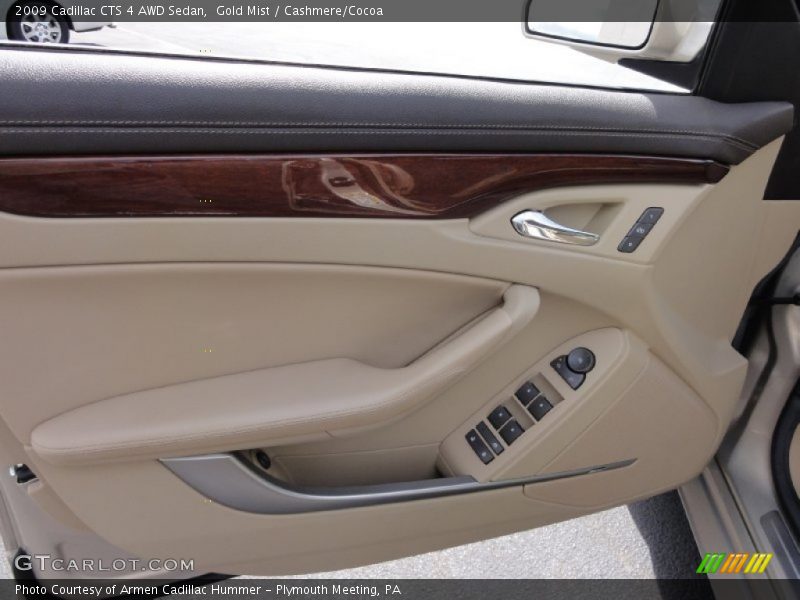 Gold Mist / Cashmere/Cocoa 2009 Cadillac CTS 4 AWD Sedan