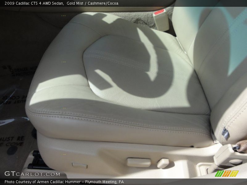 Gold Mist / Cashmere/Cocoa 2009 Cadillac CTS 4 AWD Sedan