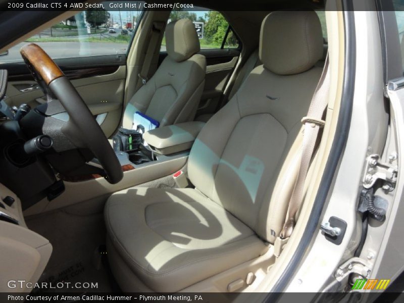 Gold Mist / Cashmere/Cocoa 2009 Cadillac CTS 4 AWD Sedan