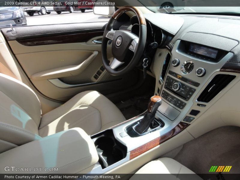 Gold Mist / Cashmere/Cocoa 2009 Cadillac CTS 4 AWD Sedan