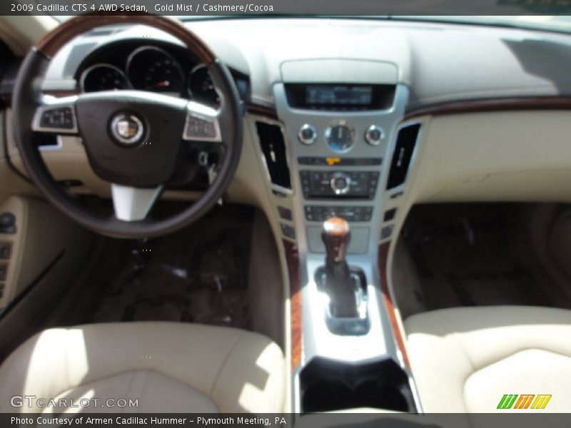 Gold Mist / Cashmere/Cocoa 2009 Cadillac CTS 4 AWD Sedan